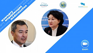 The president of the “Kazakhfilm” studio Akan Sataev presented his vision of the concept of modernization of the film to the Minister of Culture and Sports of the Republic of Kazakhstan Aktoty Raimkulova